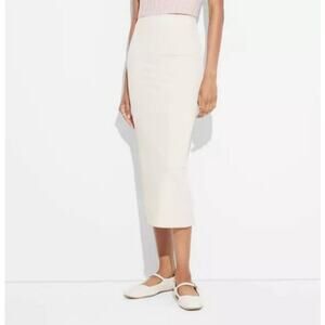 Wild Fable Beige Mid-Rise Rib Knit Column Midaxi Skirt NEW Women's XXL